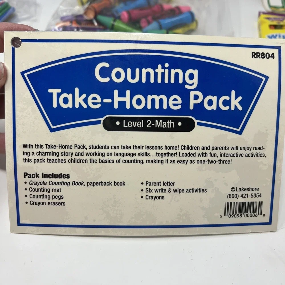 Lakeshore Counting Take-Home Pack RR804 Level 2 Math Complete Learning Kit 1995